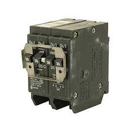 Cutler-Hammer BQ230230 Quadplex, Type BQ Circuit Breaker with Rejection Tab, 120/240 V, Thermal Magnetic Trip