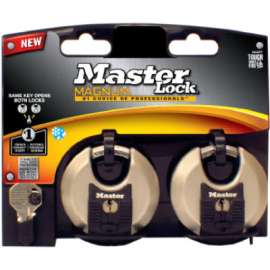 2PK 2-3/4" Disc Padlock