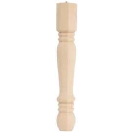 6" Trad Pine Table Leg