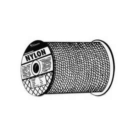 Solid Braid Ropes, 1/4 in x 500 ft, Nylon (Polyamide), White