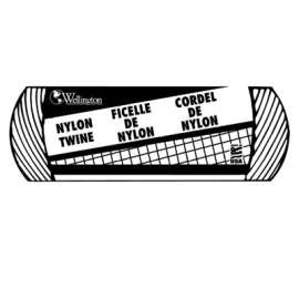 Twisted Nylon Twine, 18 lb Cap., 1,050 ft, Nylon, White