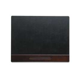 Wood Tone Desk Pad, Mahogany, 24 x 19