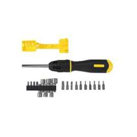 STANLEY 62-574 Ratcheting Screwdriver Set, Multi-Bit Drive