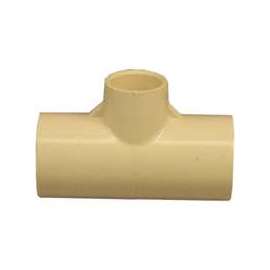 GENOVA 500 Series 51471 Tube Tee, 3/4 in Run, Slip Run Connection, 1/2 in Branch, Slip Joint Branch Connection