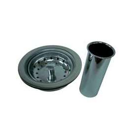 Worldwide Sourcing Sink Strainer Assembly, Stainless Steel