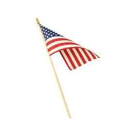 Valley Forge USE8D USA Stick Flag Display, Poly Cotton