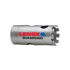 Lenox 12113 Standard Hole Saw, 1-5/8 in D Cutting, Diamond Cutting Edge