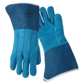Jomac Blue Terry Cloth with Duck Cuff Sleeve, Large, Blue