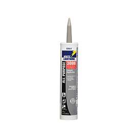 White Lightning W12004010 Adhesive Caulk, Gray, 10 fl-oz Cartridge