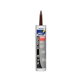 White Lightning W12003010 Adhesive Caulk, Brown, 10 fl-oz Cartridge