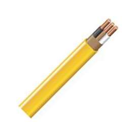 Southwire 12/2NM-WGX250 Type NM-B Sheathed Cable, 12 AWG, 250 ft L, Yellow Nylon Sheath