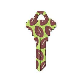 HY-KO 16010SC1-09 Key Blank, Brass, Painted