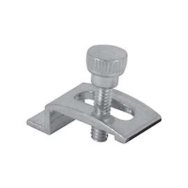 Make-2-Fit PL 7939 Storm Door Panel Clip with Screw, Aluminum, For Self-Locking Storm Doors