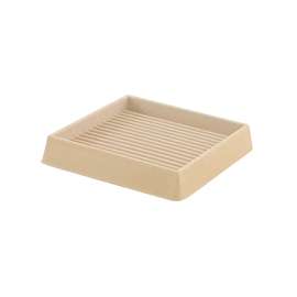 Shepherd Hardware 9168 Caster Cup, Rubber, Off-White
