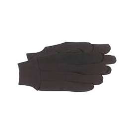 Boss 4024L General-Purpose Protective Gloves, L, Knit Wrist Cuff, Brown, Cotton/Polyester