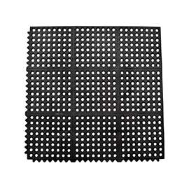 QRRI IM120-33ILS-EC Floor Mat, Square, 3 ft L, 3 ft W, 1/2 in Thick