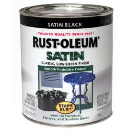 QT BLK Sat BRSH Paint