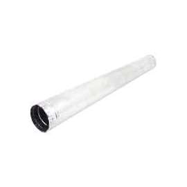 AmeriVent 3E4 Type B Gas Vent Pipe, 3-1/2 in ID, 4 ft L, Aluminum/Galvanized Steel