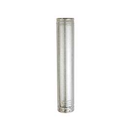 AmeriVent 5E12 Type B Gas Vent Pipe, 5-1/2 in ID, 12 in L, Aluminum/Galvanized Steel