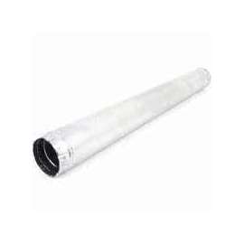 AmeriVent 6E5 Type B Gas Vent Pipe, 6-1/2 in ID, 5 ft L, Aluminum/Galvanized Steel