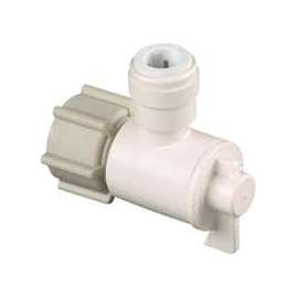 Watts 3553-0808/P-677 Angle Valve, 1/2 x 3/8 in NPS x CTS, Thermoplastic
