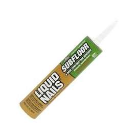Liquid Nails LN-602 Deck/Subfloor Construction Adhesive, Light Tan, 10 oz Cartridge