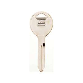 HY-KO 11010Y159 Key Blank, Brass, Nickel, For Chrysler Vehicle Locks