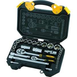 32-piece 1/4" & 1/2" Drive Socket Set