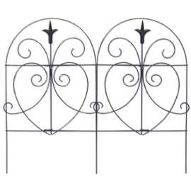 18x8BLK Roman FoldFence