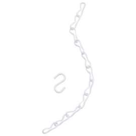 3PK 18" WHT FLWR Chain