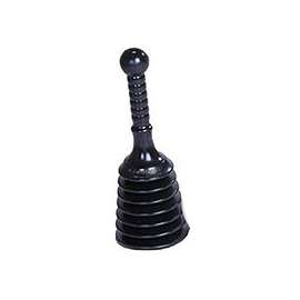 GT Water Products MPS4 Drain Plunger, 4.8 x 10.9 in Cup, Black