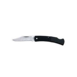 CASE 00147 Folding Knife, 2-3/4 in L Blade, 1-Blade, Black Handle