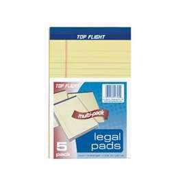 Top Flight 8105/5 Series 4513090 Legal Pad, 8 in L x 5 in W Sheet, 50-Sheet