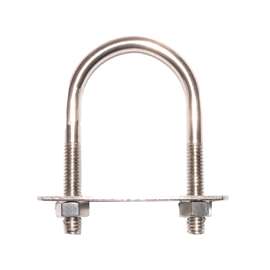 ProSource U-Bolt, Stainless Steel, 1-3/4 In Inside, 3 In L X 3-1/8 In W