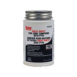 Oatey 48008 Great White, Pipe Joint Compound, 4 Oz