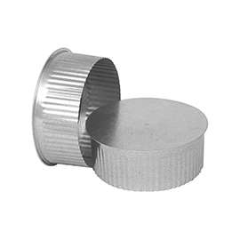 Imperial GV0735 Round End Cap, Galvanized
