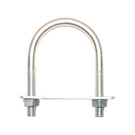 ProSource U-Bolt, Steel, Zinc Plated, 2 In Inside, 3 In L X 3-1/8 In W