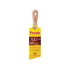 Purdy XL Cub 153320 Trim Brush, 3-3/4 in L Handle, Short Handle, Copper Ferrule