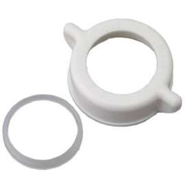 MP WHT Plas Nut/Washer