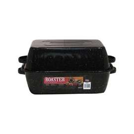 Granite Ware F0511-3 Roaster, 25 lb Capacity, Porcelain/Steel, Black