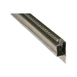 Make-2-Fit PL 15730 Screen Lip Frame, Aluminum, Mill, For Windows Without Screen Mounting Channels