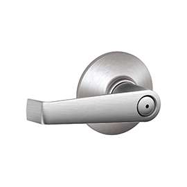 Schlage Elan F40 ELA 626 Privacy Lever, 2 Grade, Zinc, Satin Chrome