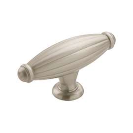 Amerock BP55220G10 Cabinet Knob, 1-5/16 in Projection, Zinc, Satin Nickel