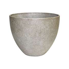 Southern Patio Hampton HDR-012313 Planter, 7-1/2 in H, Egg, Resin, Bone