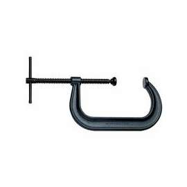 400 Series C-Clamps, Sliding Pin, 2 1/4 in Throat Depth