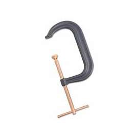400-P Series C-Clamps, Sliding Pin, 5 in Throat Depth
