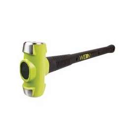 B.A.S.H Unbreakable Handle Sledge Hammer, 6 lb Head, 24 in Ergonomic Handle