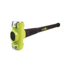 B.A.S.H Unbreakable Handle Sledge Hammer, 8 lb Head, 24 in Ergonomic Handle