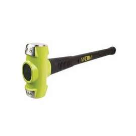 B.A.S.H Unbreakable Handle Sledge Hammer, 8 lb Head, 36 in Ergonomic Handle