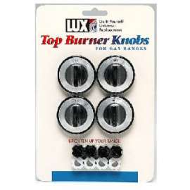 4PK BLK Gas Burner Knob
